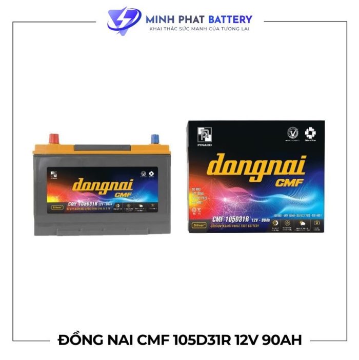 Ắc quy Đồng Nai CMF 105D31R 12V-90Ah | Ắc quy Ô tô Minh Phát