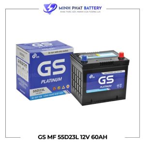 Ắc quy GS MF 55D23L 12V-60Ah | Ắc quy Ô tô Minh Phát