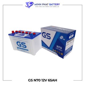 Ắc quy GS N70 12V-70Ah | Ắc quy Ô tô Minh Phát