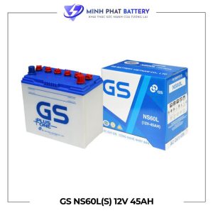 Ắc quy GS NS60L(S) 12V-45Ah | Ắc quy Ô tô Minh Phát