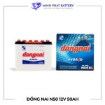 Ắc quy Hybrid Đồng Nai N50 12V-50Ah | Ắc quy Ô tô Minh Phát