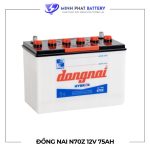 Ắc quy Hybrid Đồng Nai N70Z 12V-75Ah | Ắc quy Ô tô Minh Phát