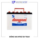 Ắc quy Hybrid Đồng Nai N70Z 12V-75Ah | Ắc quy Ô tô Minh Phát