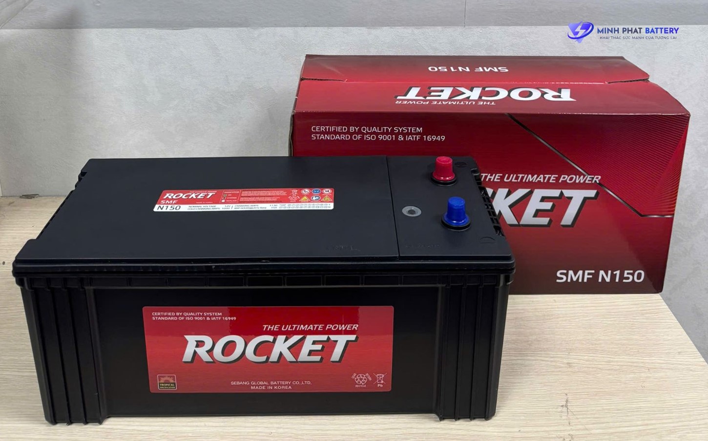 Ắc quy ROCKET SMF N150 12V-150Ah 