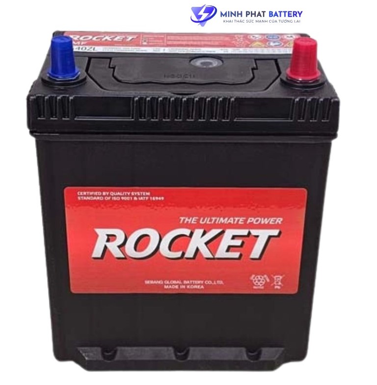 Ắc quy ROCKET SMF NS40ZL 12V-35Ah