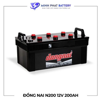 Ắc quy Đồng Nai N200 Đen 12V-200Ah | Ắc quy Ô tô Minh Phát