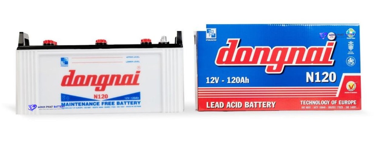 Ắc quy Xe tải Đồng Nai N120 12V-120Ah | Ắc quy Ô tô Minh Phát