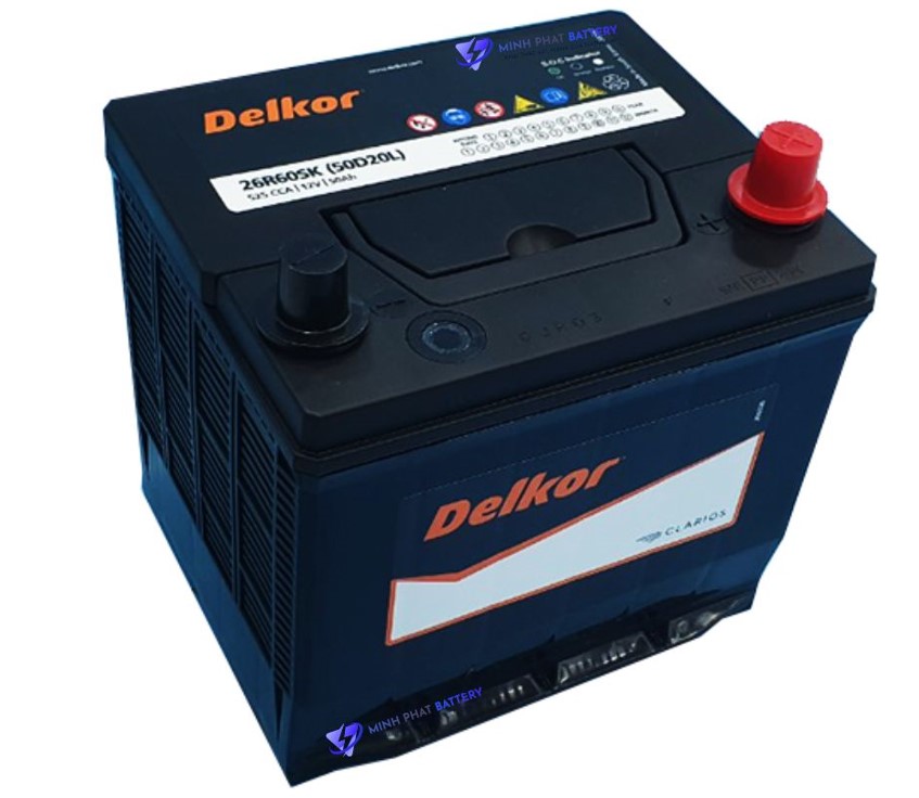 Ắc quy Delkor 50D20L 12V-50Ah