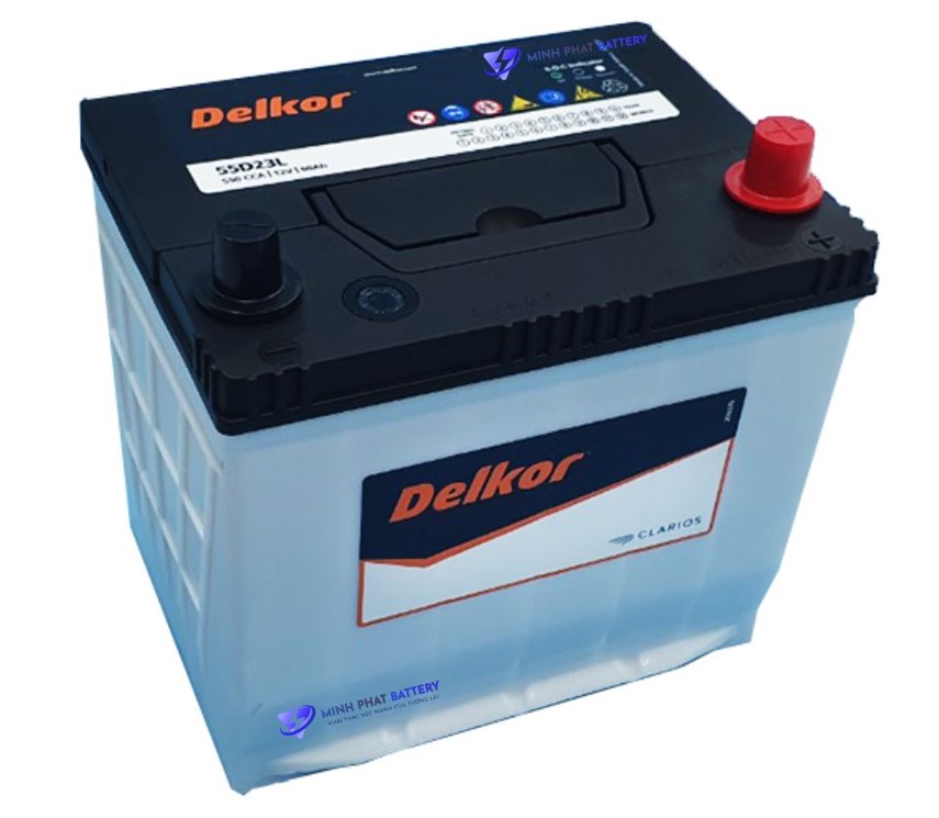 Ắc quy Delkor 55D23L 12V-60Ah