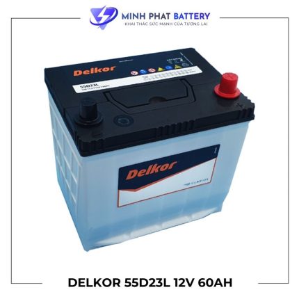 Ắc quy Delkor 55D23L 12V-60Ah