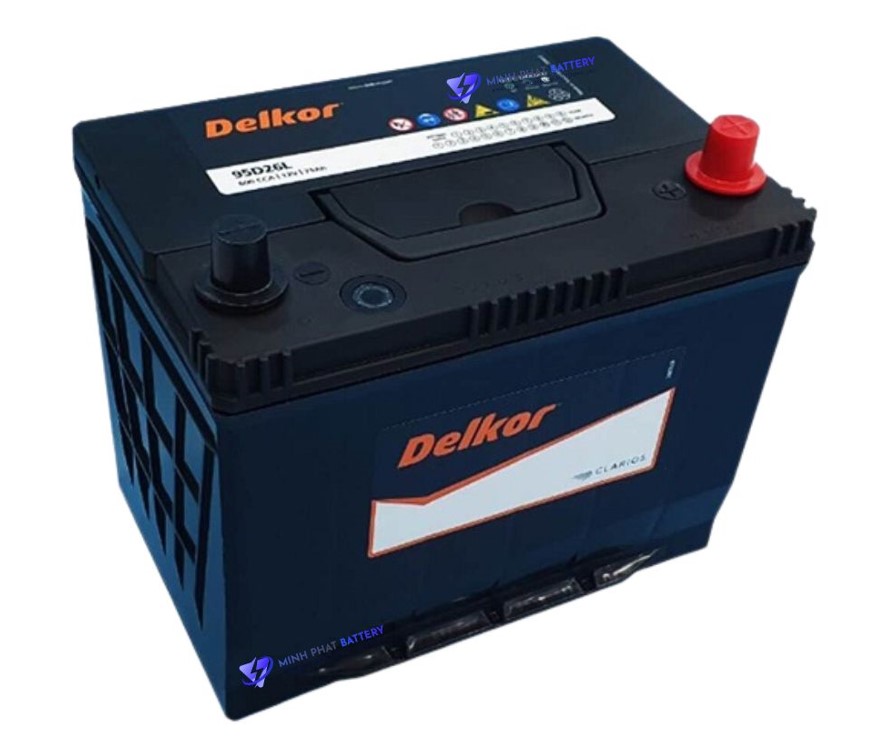 Ắc quy Delkor 95D26L 12V-75Ah