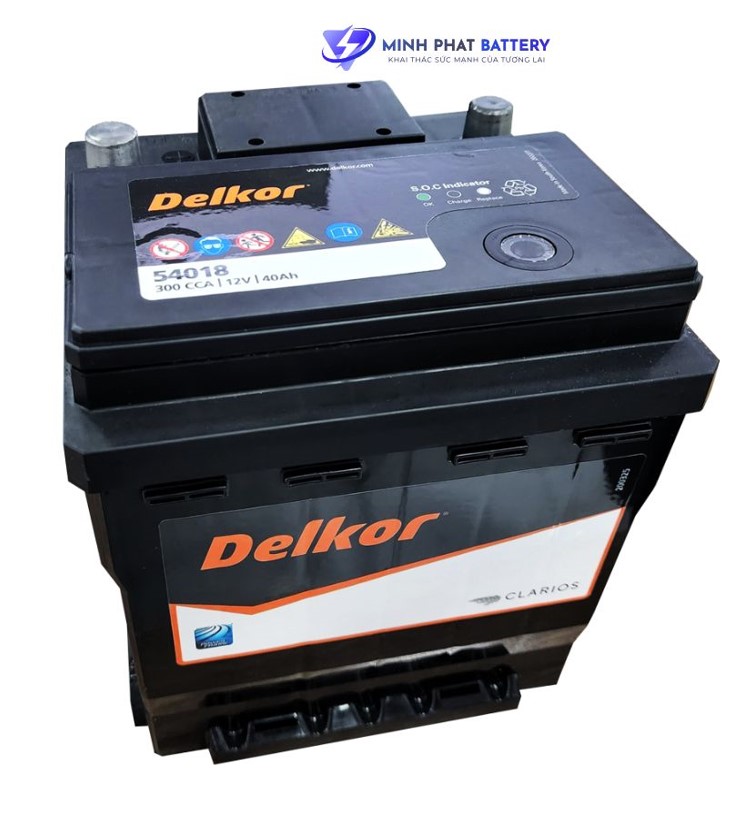 Ắc quy Delkor DIN 54018 12V-40Ah
