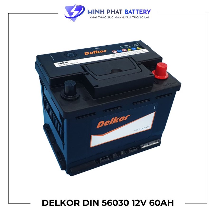 ac-quy-delkor-din-56030-12v-60ah-acquyotominhphat Ắc quy Delkor DIN 56030 12V-60Ah