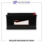 Ắc quy Delkor DIN 61038-12V-110Ah