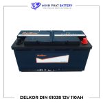 Ắc quy Delkor DIN 61038-12V-110Ah