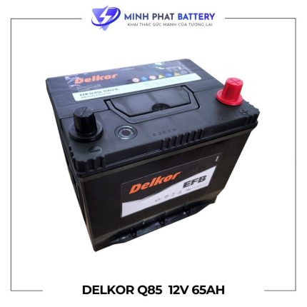 Ắc quy Delkor EFB Q85-12V-65Ah (Start Stop)