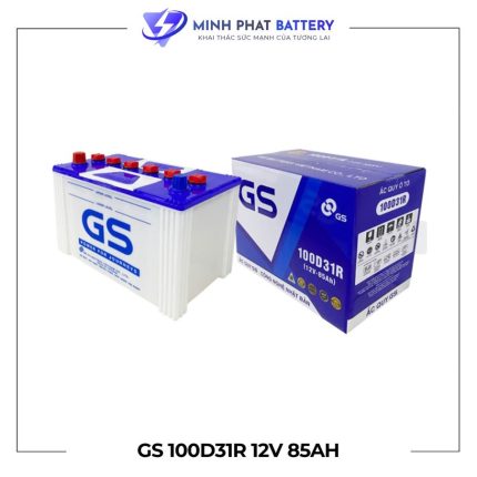 Ắc quy GS 100D31R 12V-85Ah | Ắc quy Ô tô Minh Phát