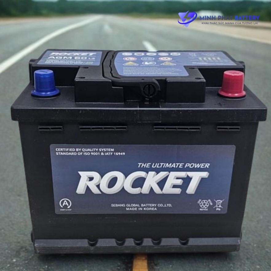 Ắc quy ROCKET AGM L2 12V-60Ah