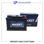 Ắc quy ROCKET AGM L3 12V-70Ah