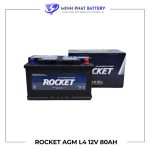 Ắc quy ROCKET AGM L4 12V-80Ah