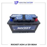 Ắc quy ROCKET AGM L4 12V-80Ah