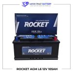 Ắc quy ROCKET AGM L6 12V-105Ah