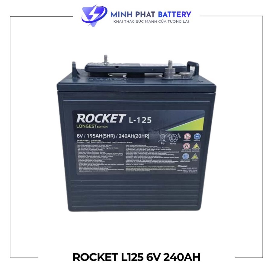 ac-quy-rocket-l125-6v-240ah-acquyotominhphat Ắc quy ROCKET L125 6V-240Ah | Ắc quy Ô tô Minh Phát