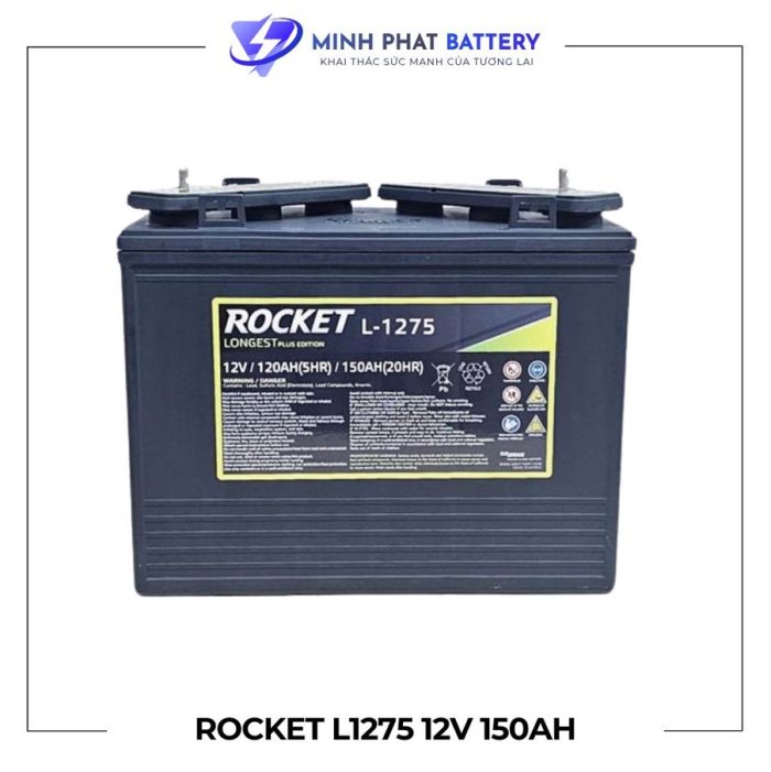 Ắc quy ROCKET L1275 12V-150Ah | Ắc quy Ô tô Minh Phát
