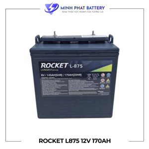 Ắc quy ROCKET L875 8V-170Ah | Ắc quy Ô tô Minh Phát