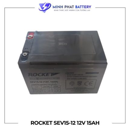 Ắc quy ROCKET SEV15-12 12V-15Ah | Ắc quy Ô tô Minh Phát