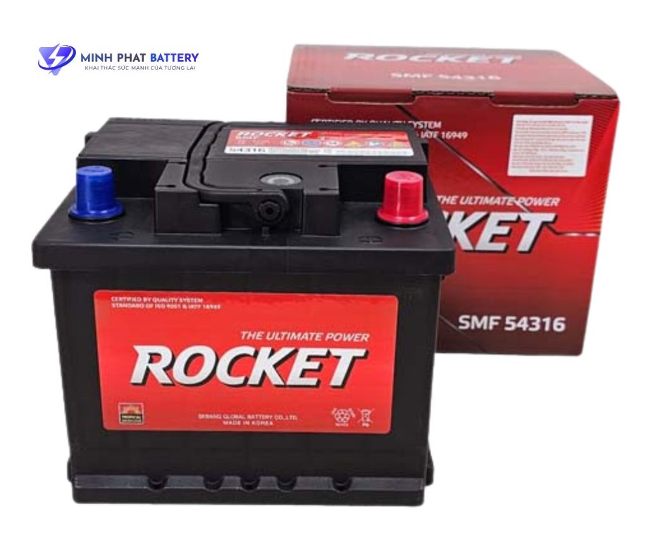 Ắc quy ROCKET SMF 54316 12V-43Ah