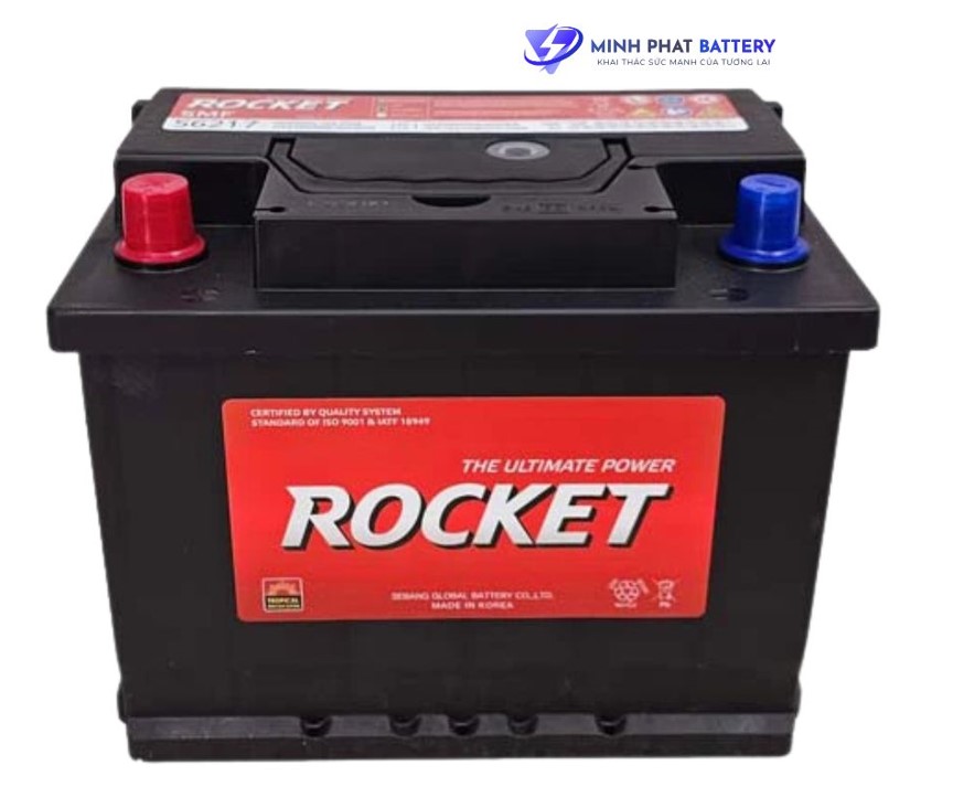 Ắc quy ROCKET SMF 56217 12V-62Ah