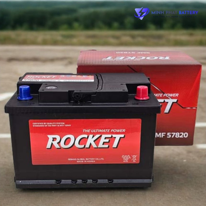 Ắc quy ROCKET SMF 57820 12V-78Ah | Ắc quy ô tô Minh Phát