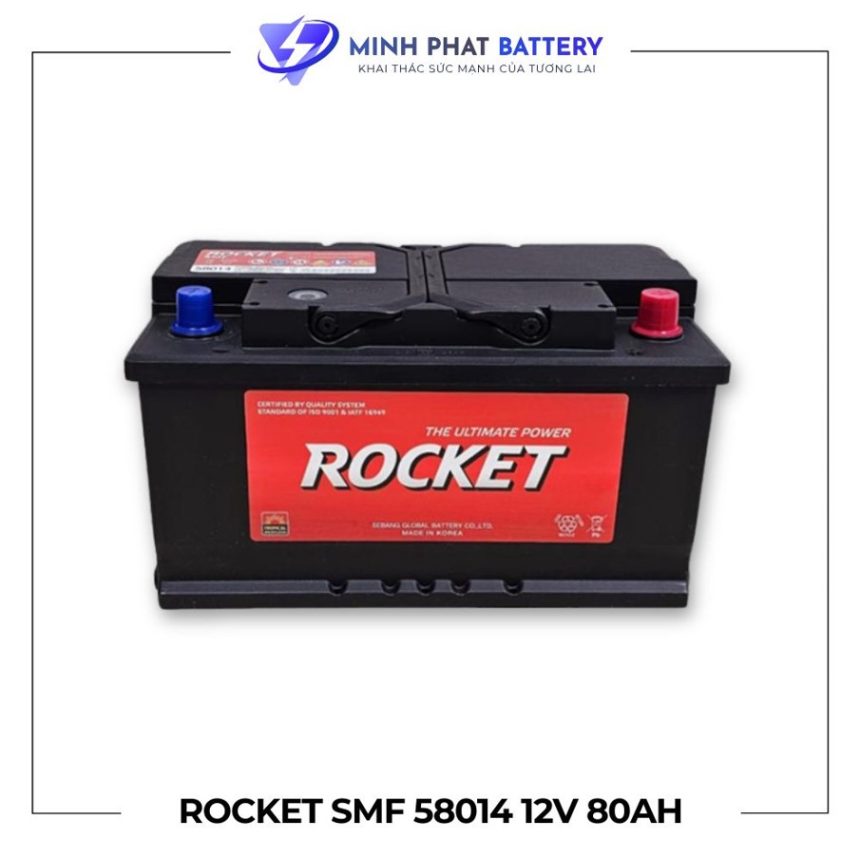 Ắc quy ROCKET SMF 58014 12V-80Ah