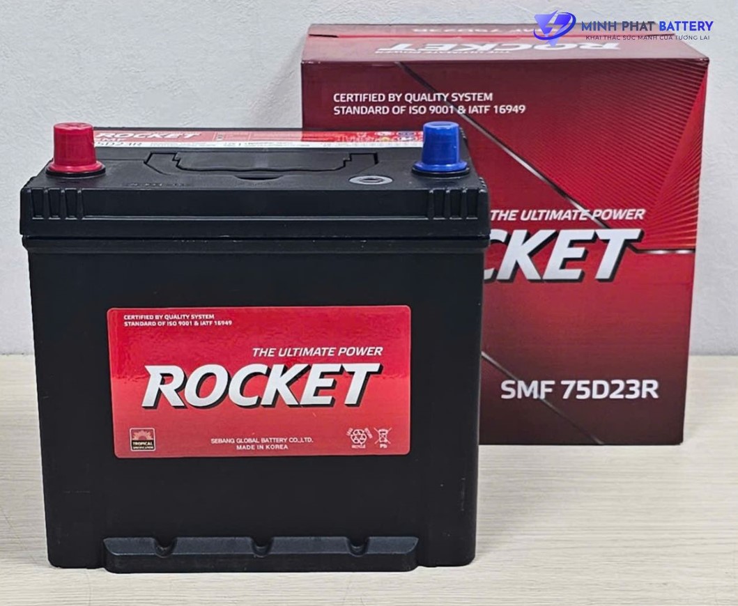 Ắc quy ROCKET SMF 75D23R 12V-65Ah 