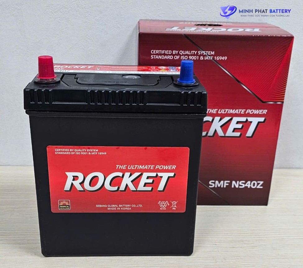 Ắc quy ROCKET SMF NS40Z 12V-35Ah