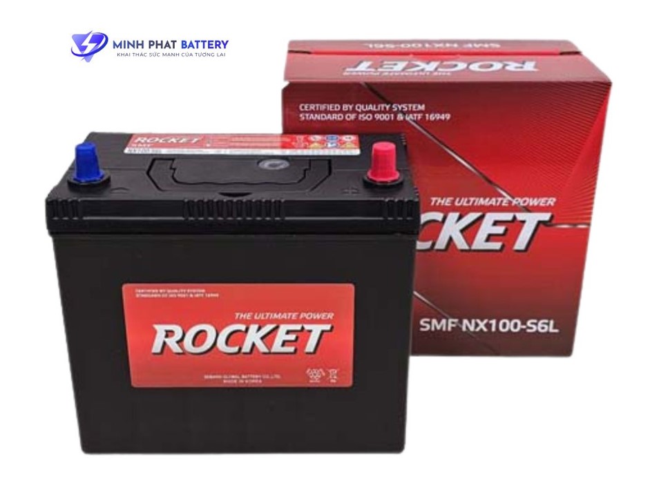 Ắc quy ROCKET SMF NX100 S6L 12V-45Ah