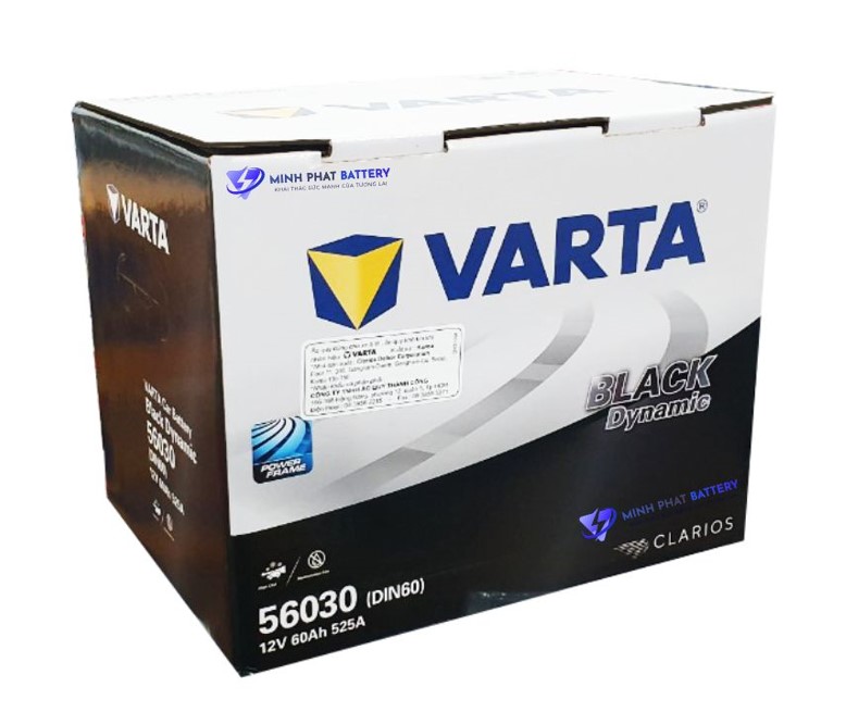 Ắc quy VARTA 56030 12V-60Ah | Ắc quy Ô tô Minh Phát