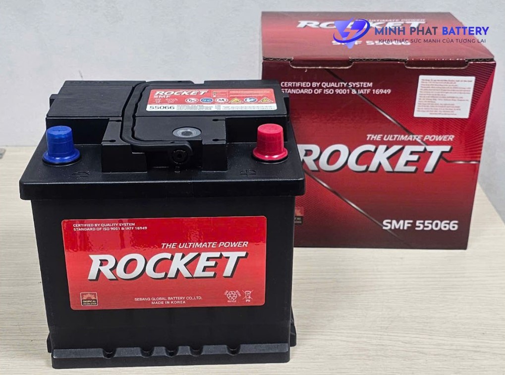 Ắc quy ROCKET SMF 55066 12V-50Ah 
