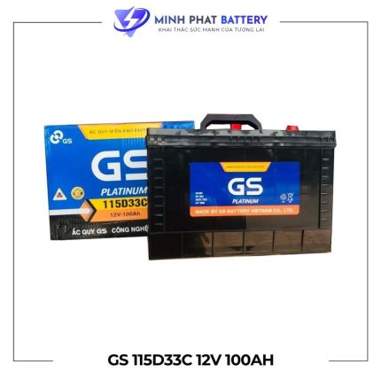 Ắc quy GS 115D33C 12V-100Ah | Ắc quy Ô tô Minh Phát