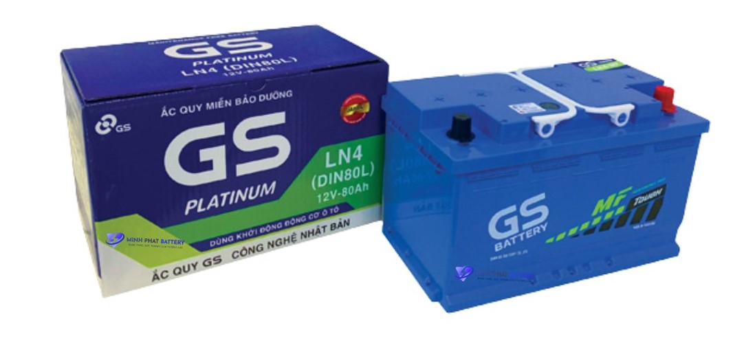 Ắc quy GS 115D33C 12V-100Ah | Ắc quy Ô tô Minh Phát
