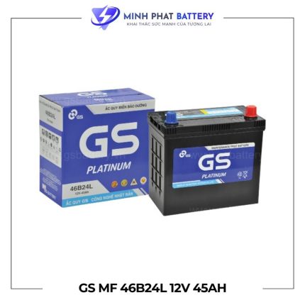 Ắc quy GS MF 46B24L 12V-45Ah | Ắc quy Ô tô Minh Phát