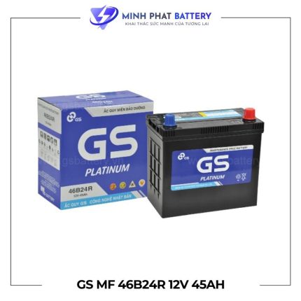 Ắc quy GS MF 46B24R 12V-45Ah | Ắc quy Ô tô Minh Phát
