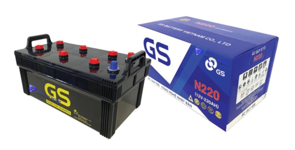 Ắc quy GS N220 12V-220Ah | Ắc quy Ô tô Minh Phát