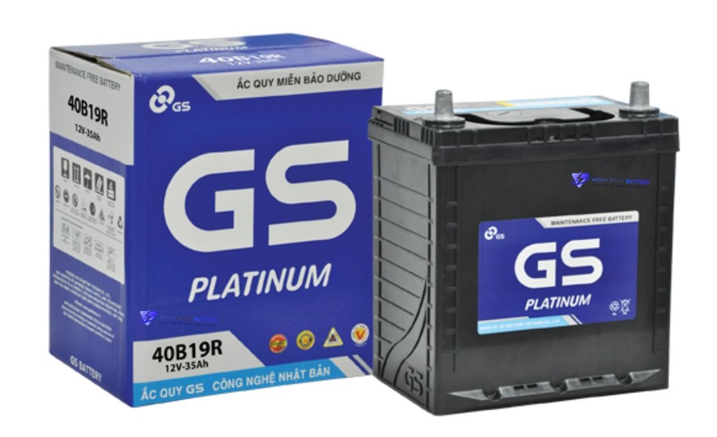 Ắc quy MF GS 40B19R 12V-35Ah | Ắc quy Ô tô Minh Phát