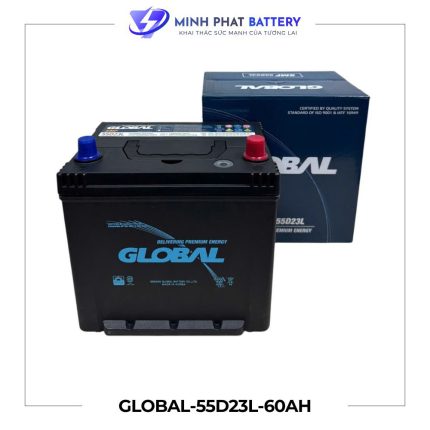 Ắc quy GLOBAL 55D23L-12V-60Ah