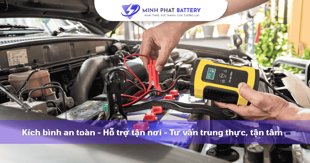Kích bình ắc quy tại Phường Tân Phú