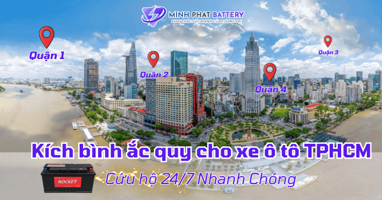 Kích bình ắc quy gần đây cho xe ô tô TPHCM