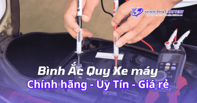 Thay bình ắc quy xe máy tại TPHCM
